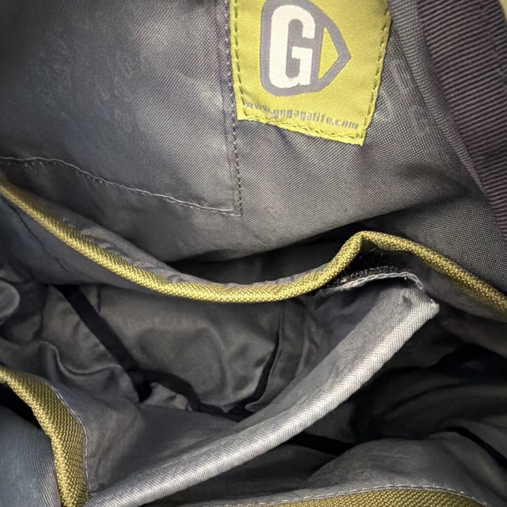 Go Gaga Messenger Diaper Bag Olive Green Gray dad's mom's baby sling purse - Picture 10 of 16